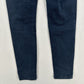 Democracy Jeans Womens 10 Skinny Ab Solution Blue Stretch Denim Tummy Control