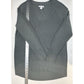 Athleta Sweater Womens Small Hanover V-Neck Gray Knit Merino Wool Blend Relaxed