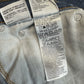 Levis 505 Jeans Mens 34x34 Blue Straight Leg Denim Dark Wash 100% Cotton Classic