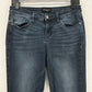 Judy Blue Jeans Womens 7 28 Skinny Blue Stretch Denim Distressed Dark Wash