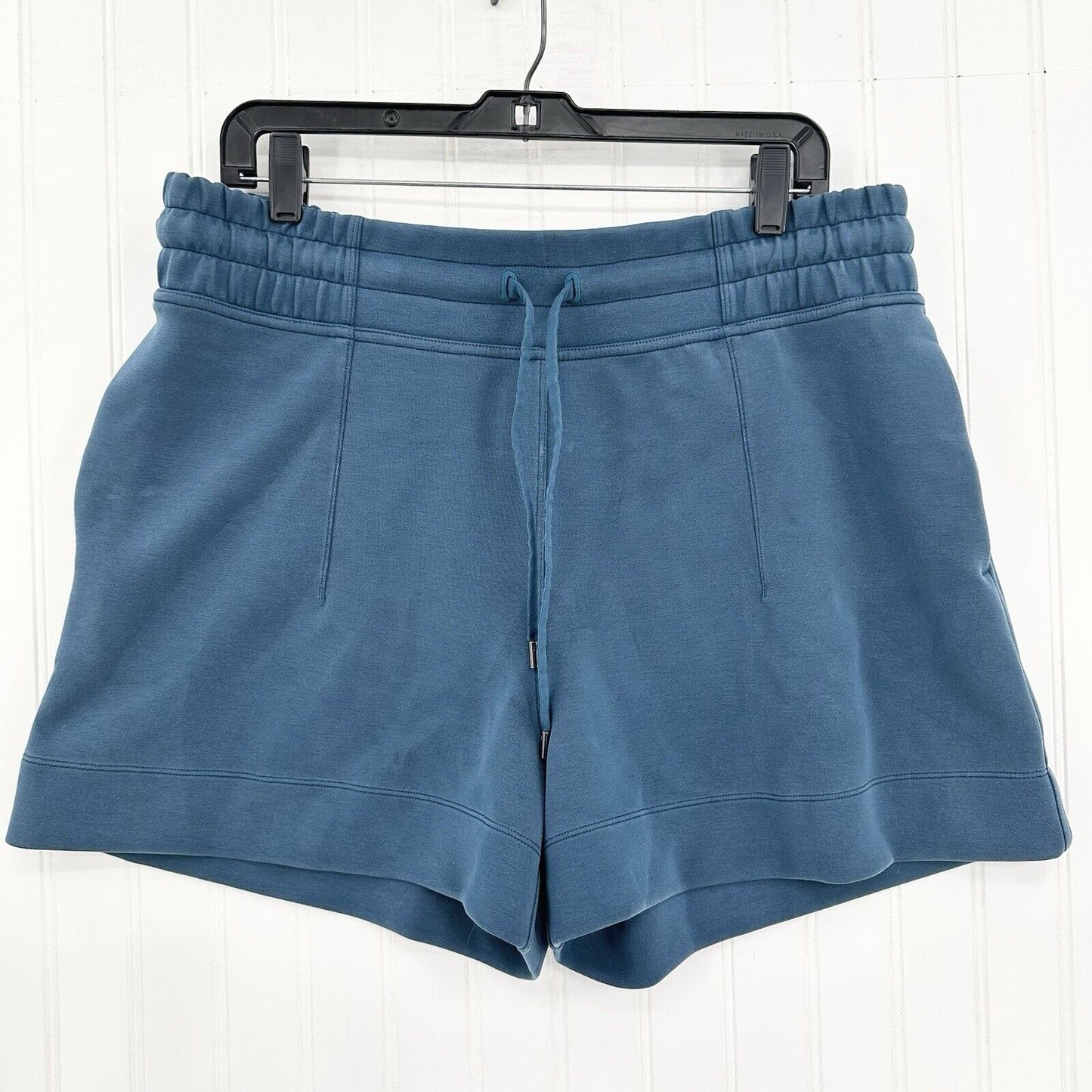 Lululemon Shorts Womens 12 Soft Ambitions High Rise Short Blue Lounge Cozy Comfy