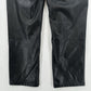 Abercrombie Fitch Pant Womens 30 10 Faux Leather 90s Straight Ultra Hi Rise EUC