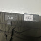 FLX Pants Mens XXL Brown Slim Tapered Pull On Stretch Wicking Urban Commuter NEW