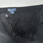 Democracy Jeans 22W Ab Solution Barely Bootcut Crop Faded Black Denim Booty Lift