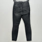 Good American Jeans 4 27 Good Legs Crop Skinny High Rise Black Denim Distress