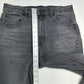 American Eagle Jeans Womens 8 Curvy Mom High Rise Stretch Faded Black Denim