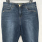 Democracy Jeans Womens 14 Skinny Ab Technology Blue Stretch Denim Booty Lift