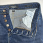 Judy Blue Jeans Womens 11 30 Skinny Ankle Blue Stretch Denim Button Fly Distress