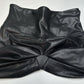 Spanx Leggings Womens Large Faux Leather Black Pull On Pants Slimming EUC