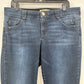 Democracy Jeans Womens 16W Skinny Ab Solution Blue Stretch Denim Tummy Control