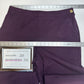 St John Sport Pants Womens 12 Wide Leg Ankle Purple Zip Career Contemporary