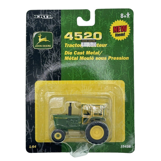 Ertl John Deere Die-Cast Model 4520 1/64 Tractor With Duals & Winiker Cab #15438