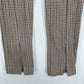 ILTM I Love Tyler Madison Pants Womens Medium Slim Leg Brown Plaid Career Preppy