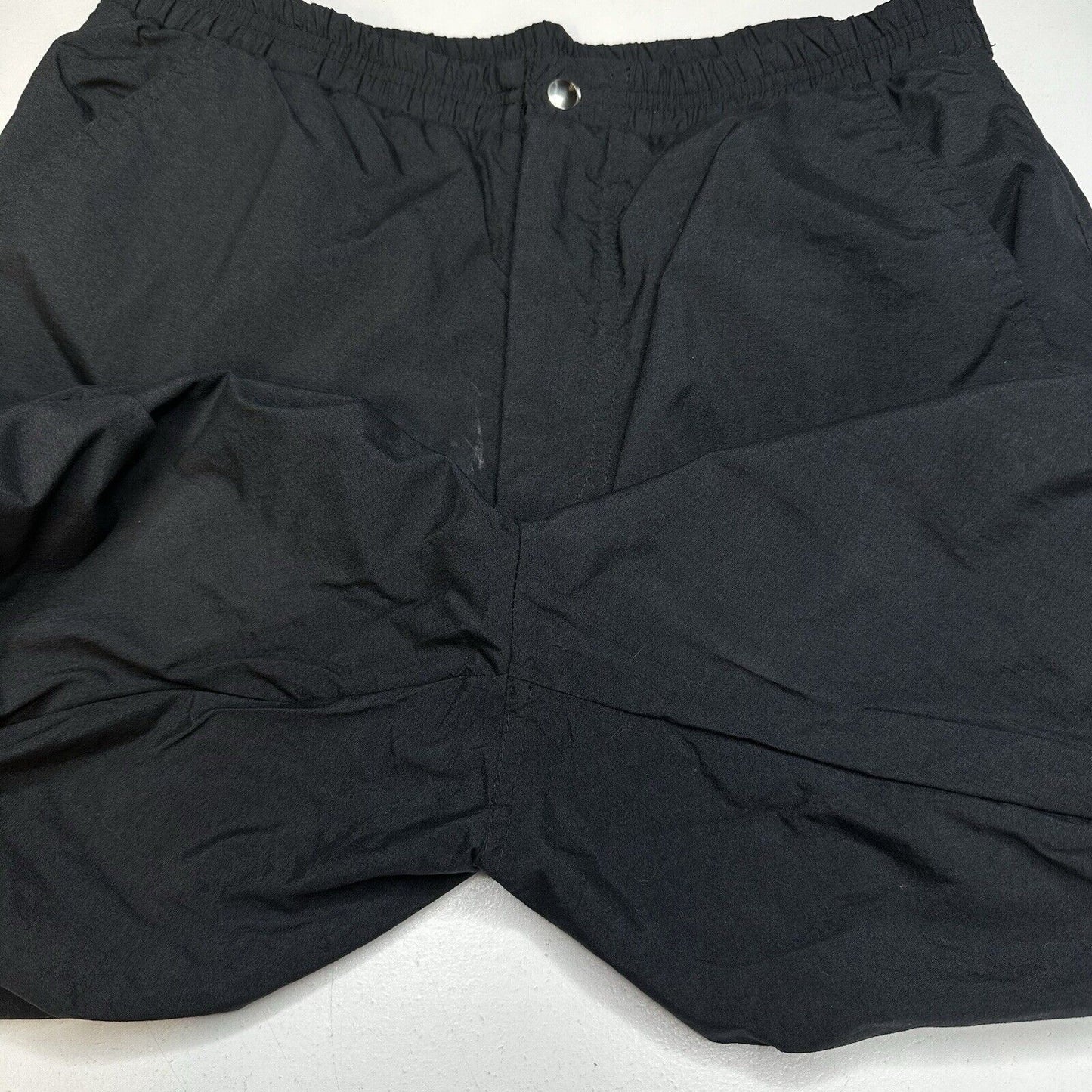 Helly Hansen Pants Womens Medium Cropped Black Nylon Hiking Outdoor Lifa Elastic