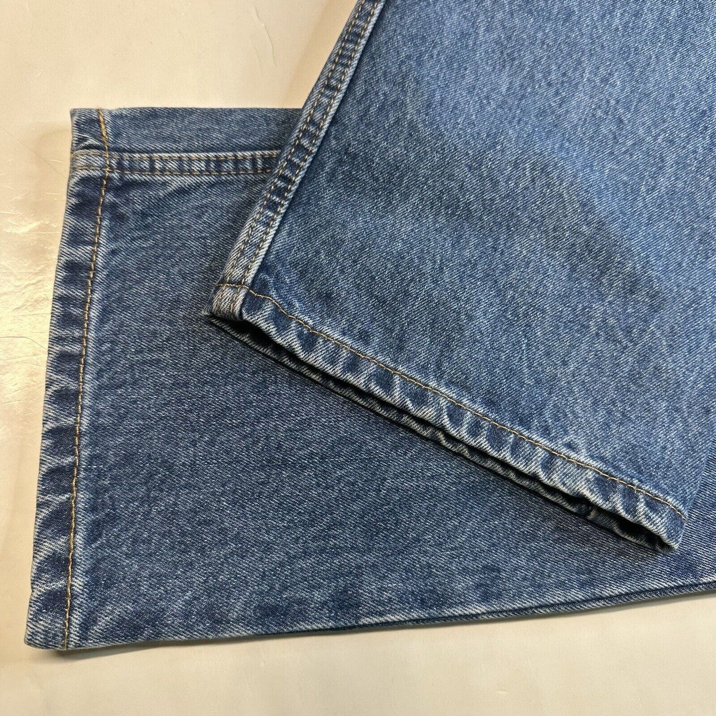 Levis Jeans Mens 40x32 Blue 505 Regular Straight American Work Medium Denim EUC