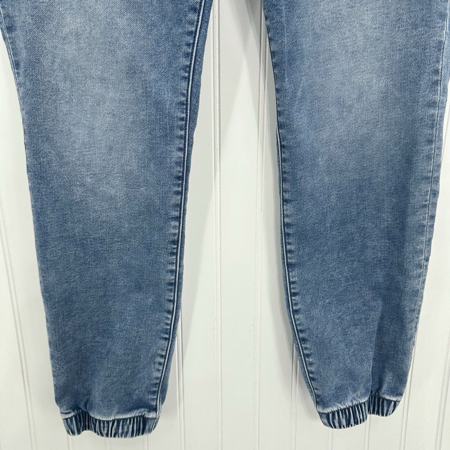 American Eagle Jeans 14 Jogger Next Level Stretch Blue Denim Comfy Cozy EUC