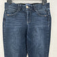 Democracy Jeans Womens 10 Skinny Ab Solution Blue Stretch Denim Tummy Control