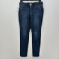 Democracy Jeans Womens 10 Skinny Ab Solution Blue Stretch Denim Tummy Control