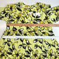 Anthropologie Maeve Dress Large Petite Yellow Floral Amber Tiered Tunic NEW