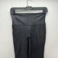 Spanx Leggings Womens Medium Tall Faux Leather Black Pull On Pants Slimming EUC