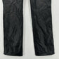 Vintage Ralph Lauren Leather Pants Womens 4 Black Bootcut Lined Moto Biker Goth