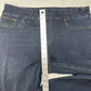 Chicos Jeans 2 US 12 Pull On Jegging Blue Stretch Denim Dark Wash Comfort EUC