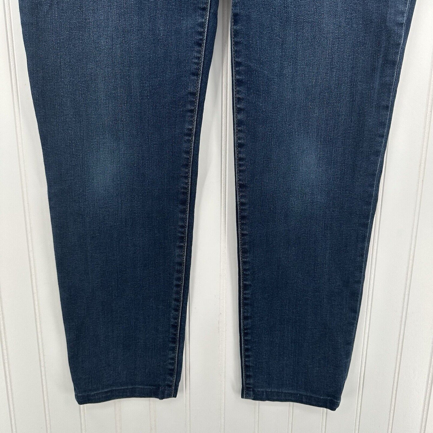 Chicos Jeans 1 US 8 Pull On Jegging Blue Stretch Denim Dark Wash Comfort