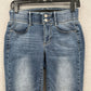 Apt 9 Jeans Womens 4 Capri Tummy Control Cuffed Blue Stretch Denim Comfort