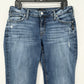 Silver Jeans Womens 33 Suki Slim Midrise Blue Stretch Denim Distressed