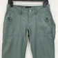 Marmot Pants Womens 4 Ginny Convertible Green Hiking Roll Up Gorpcore *Spot