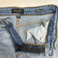 Judy Blue Jeans Womens 3 26 Boyfriend Blue Denim Rainbow Paint Splatter Distress