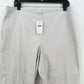 J Jill Pants Women Large Linen White Straight Ankle Coastal Beach Minimalist NEW