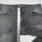 Southpole Jeans Womens 11 Flare Faded Black Denim Y2K Vintage Skater Emo Cowboy