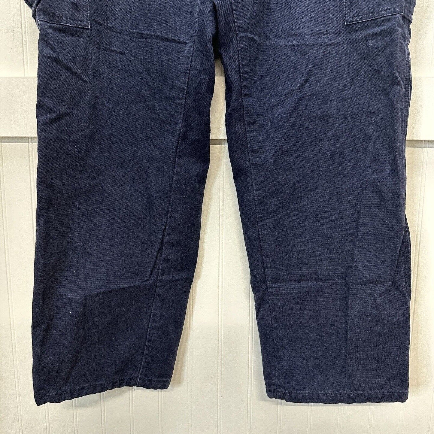 Tyndale FR Jeans Mens 38x30 Utility Cargo Fire Resistant CAT2 Blue Pant Tag40x32