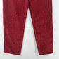 Empyre Jeans Womens Large 12 Corduroy Tori Baggy Straight Red Preppy Skater