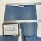 Free People Flare Jeans Womens 28 Midrise Pull On Blue Stretch Denim Bell Bottom