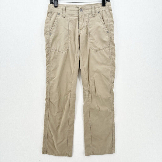 KUHL Pants Womens 2 Kendra Hiking Pant Beige Trail Gorpcore Outdoor Fishing