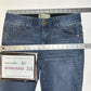 Democracy Jeans Womens 8 Ab Technology Ankle Skimmer Blue Denim Tummy Control