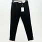 Kancan Jeans Womens 9 28 Skinny Midrise Black Stretch Denim Fray Zipper Hem NEW