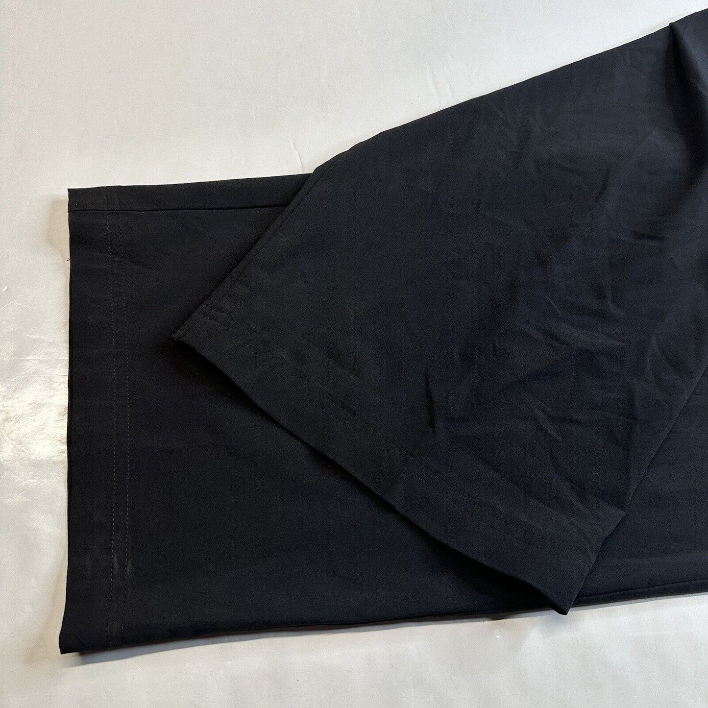 Chicos Pants 2 Womens 12 Large Black Zenergy Wide Leg Lightweight Travel Minimal