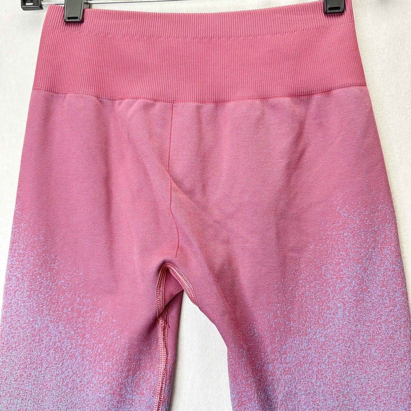 Gymshark Legging Womens Small Adapt Ombre Seamless Pink Blue Training EUC