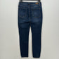 Judy Blue Jeans Womens 11 30 Skinny Ankle Blue Stretch Denim Button Fly Distress