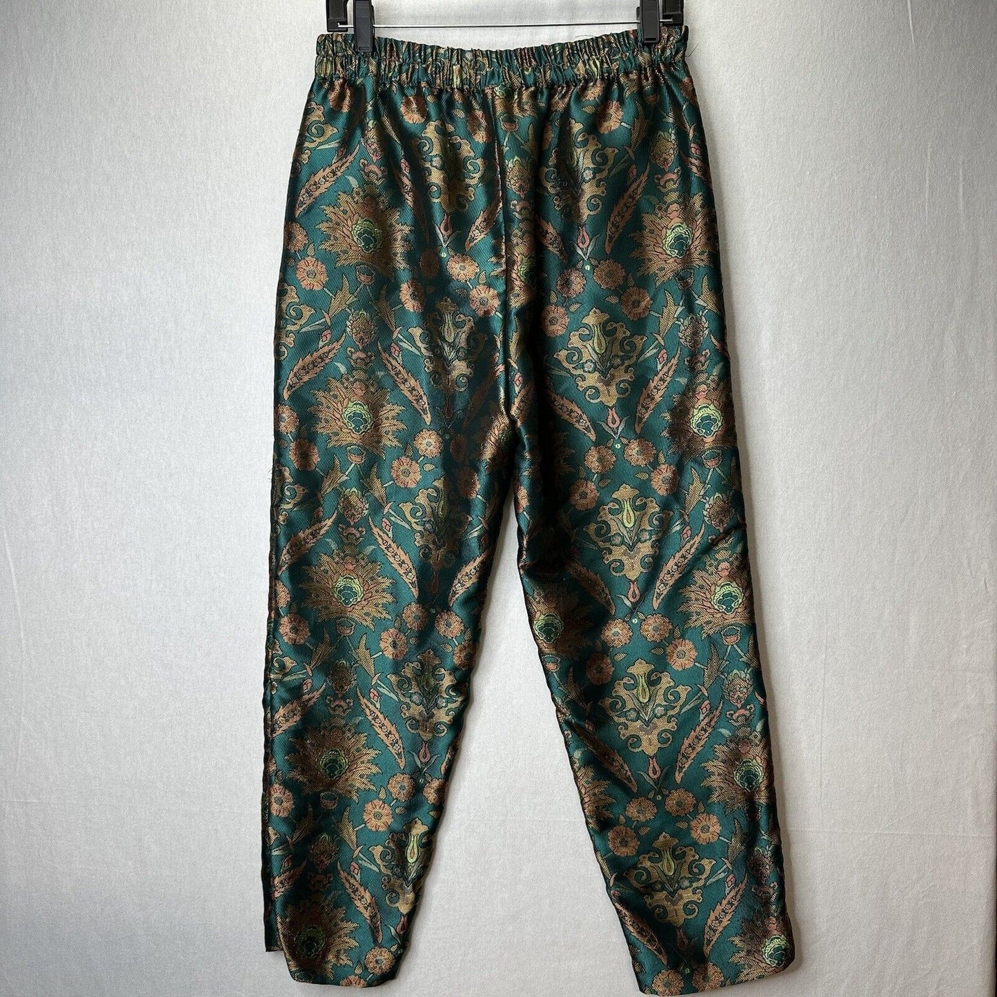 Maeve Pants Small Melyssa Jacquard Straight Ankle Trouser Boho Anthropologie