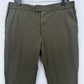 L Estrange Pants Mens Large The 24 Trouser Slim Fit Tapered Khaki Green Stretch