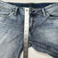 Silver Jeans Womens 31 Suki Capri Denim Blue Light Wash Western Cowboy EUC