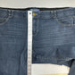 Democracy Jeans Womens 24W Skinny Ankle Ab Solution Blue Denim Tummy Control