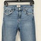 AGOLDE Jeans Womens 28 Sophie High Rise Skinny Blue Stretch Denim Distress Fray