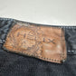 Helix Jeans Mens 34x30 Blue Bootcut Denim Dark Wash Thick Stitch 100% Cotton EUC