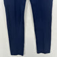 Duluth Trading Pants Womens 8 Wearwithall Ponte Knit Slim Leg Navy Blue Stretch