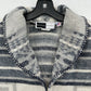 Vintage Rhonda Stark Vest Womens XL Wool Blend Southwestern Aztec Granny Sweater